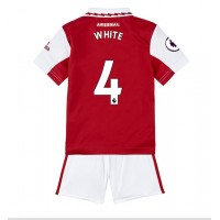 Dres Arsenal Benjamin White #4 Domaci za djecu 2022-23 Kratak Rukav (+ kratke hlače)